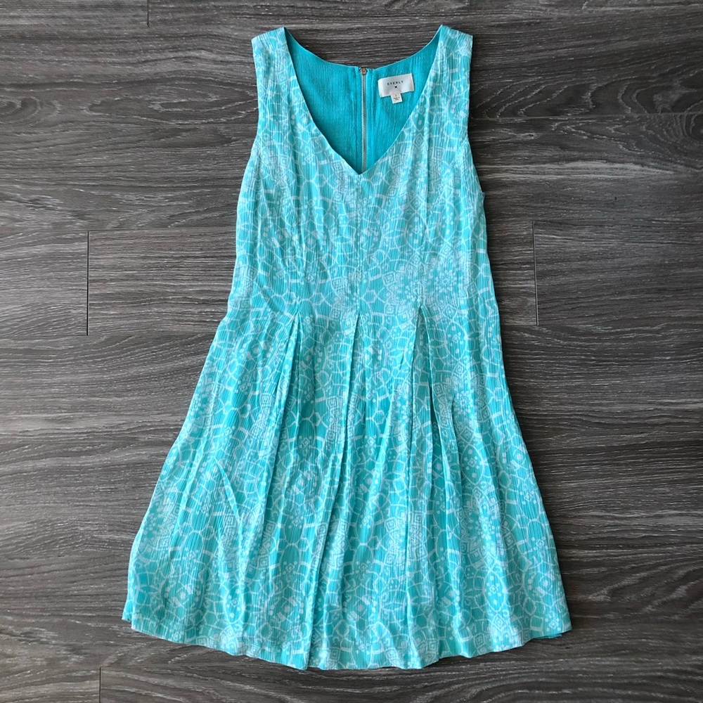 Everly Mint Green Printed Dress Sz. S